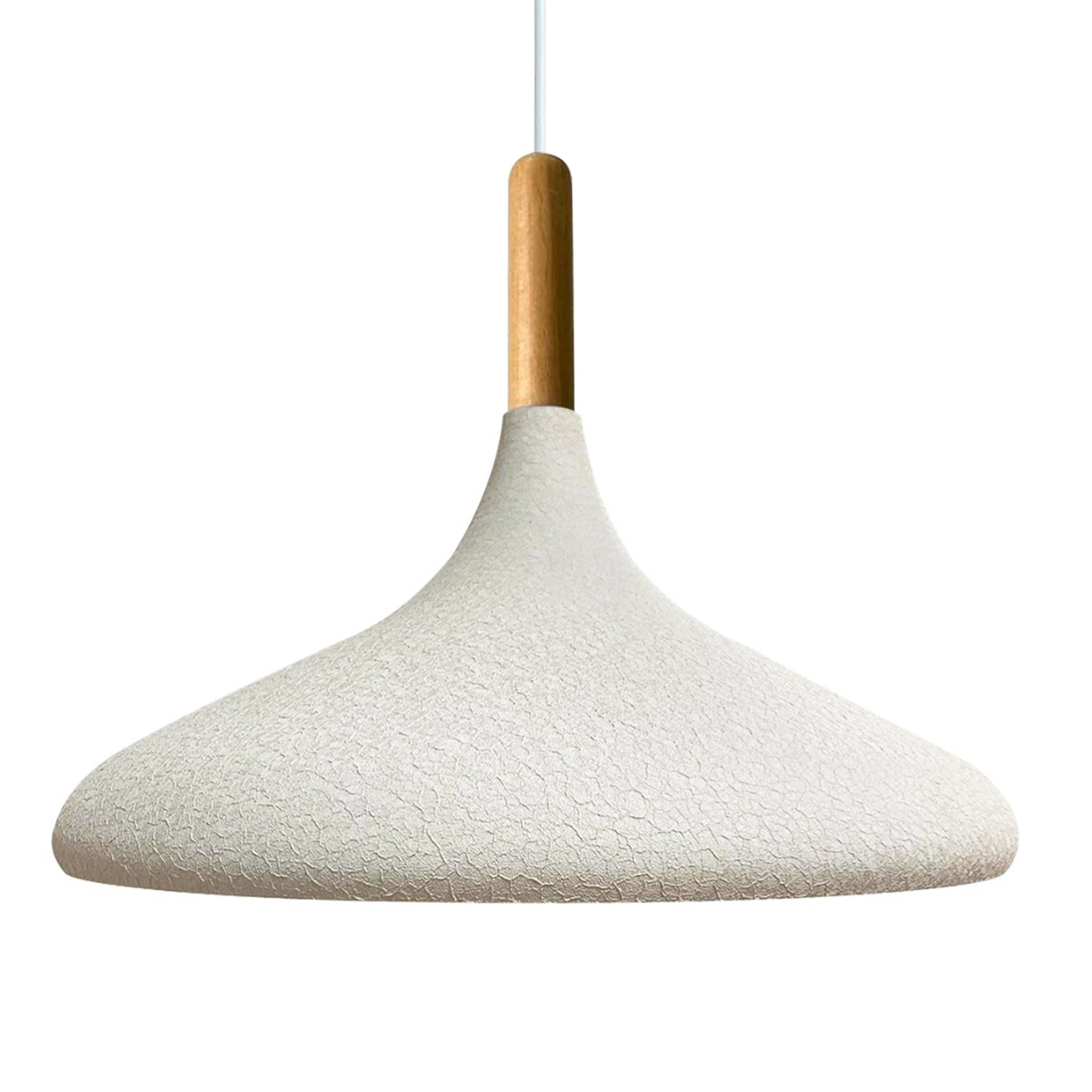 Pendelleuchte Metall Lampe I Champion I Holz Ø35 cm Metall E27 Hängelampe