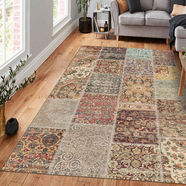 Tappeto stampato Nadine Stampa in ciniglia Realizzato a macchina