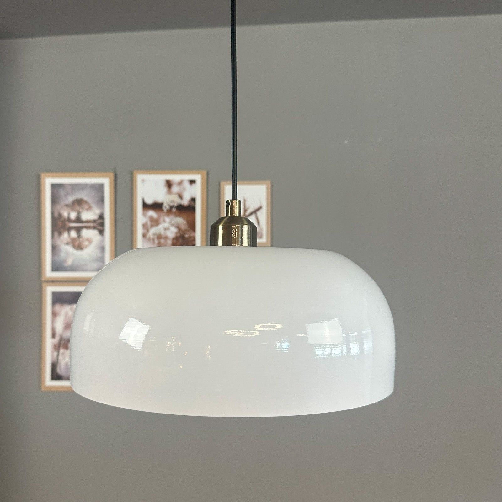 Pendelleuchte Rocha Halbe Tulpe Ø30 cm, Metall Hängelampe