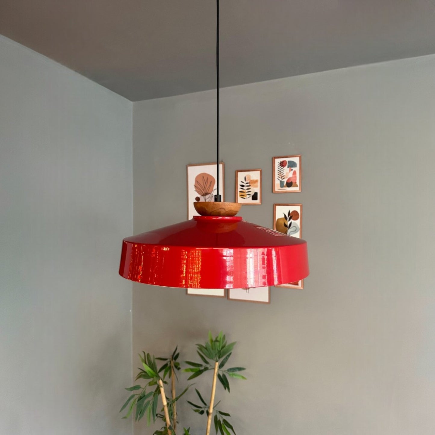 Ace Hängelampe Ø40 cm, Pendelleuchte Vintage, Industrial aus Metall E27