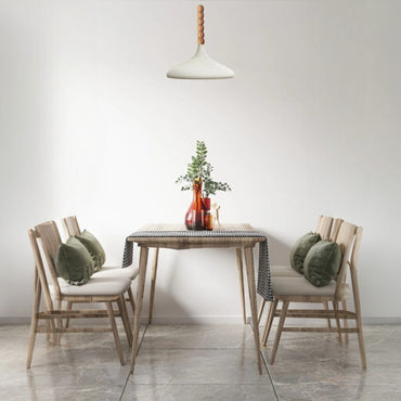 Champion Holzkronleuchter mit Sechs Perlen