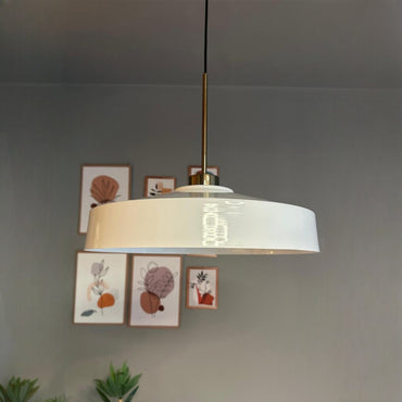 Ace Hängelampe Ø40 cm, Pendelleuchte Vintage, Industrial aus Metall E27