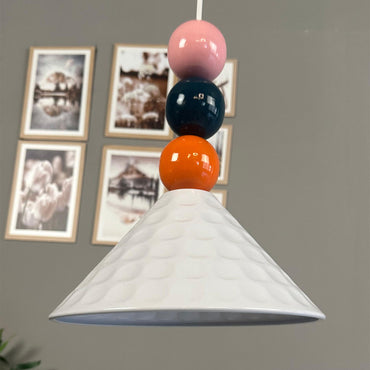 Pendelleuchte Rumy Dreifachperle Metall, Modern Hängelampe