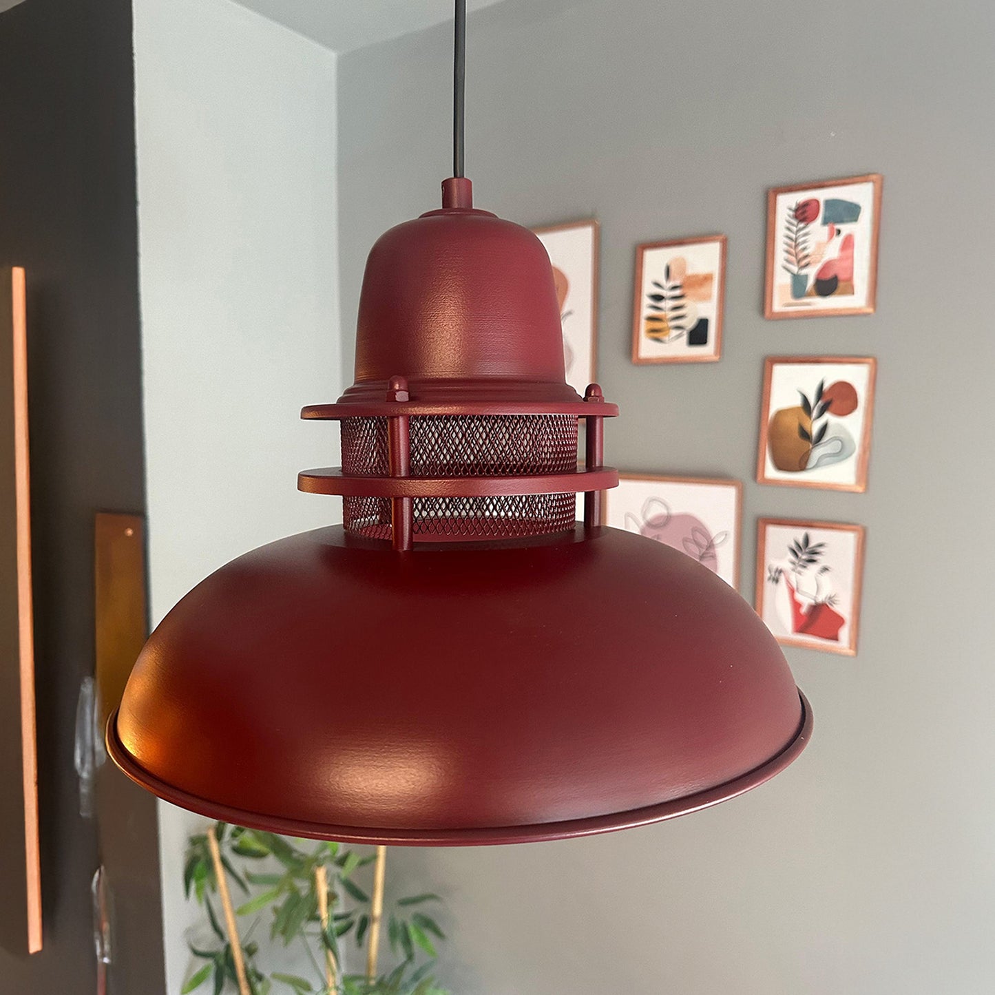 Lampada a sospensione attacco E27 in metallo