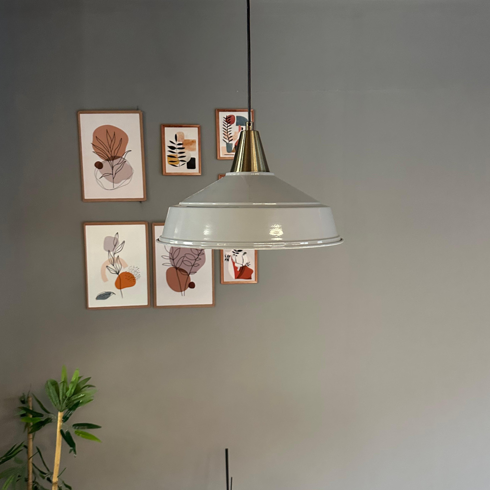 Pendelleuchte Carmelo Schlot Ø35 cm, Metall Hängelampe