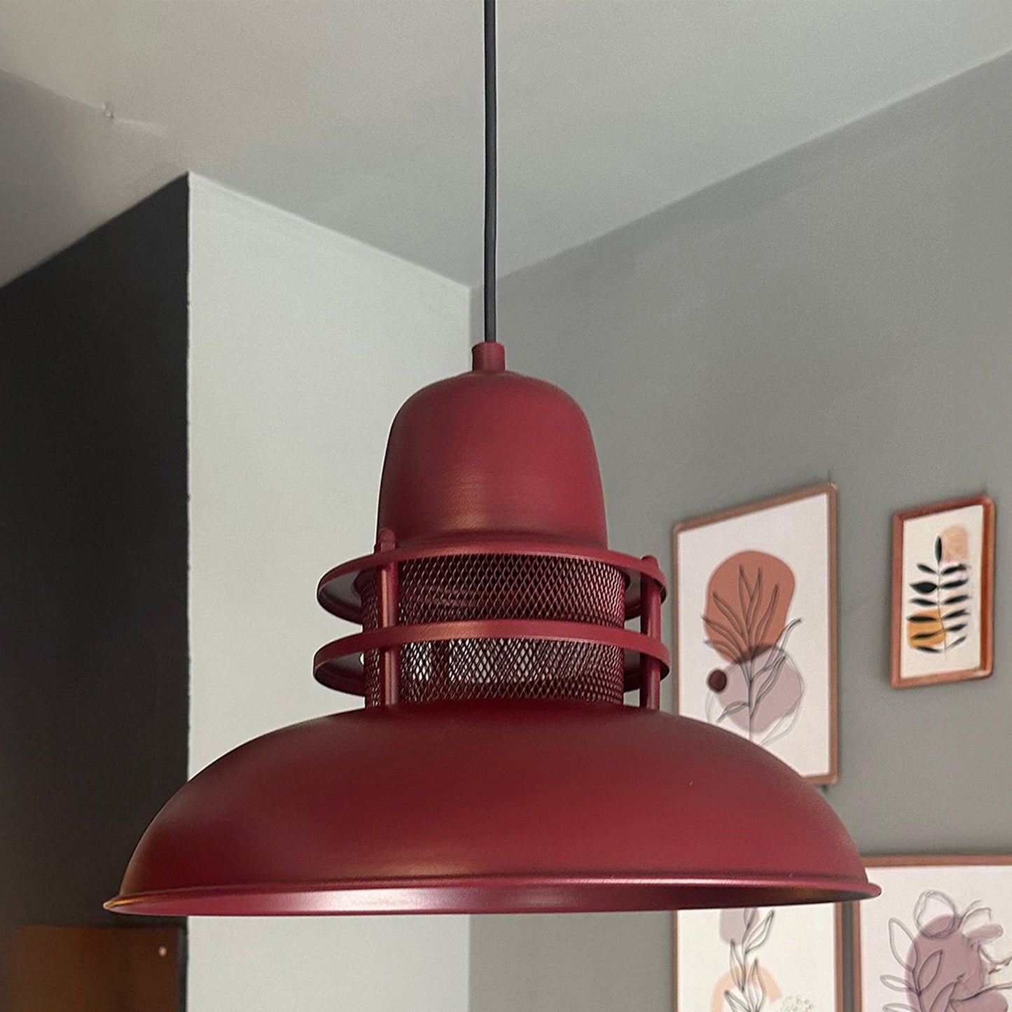 Lampada a sospensione attacco E27 in metallo