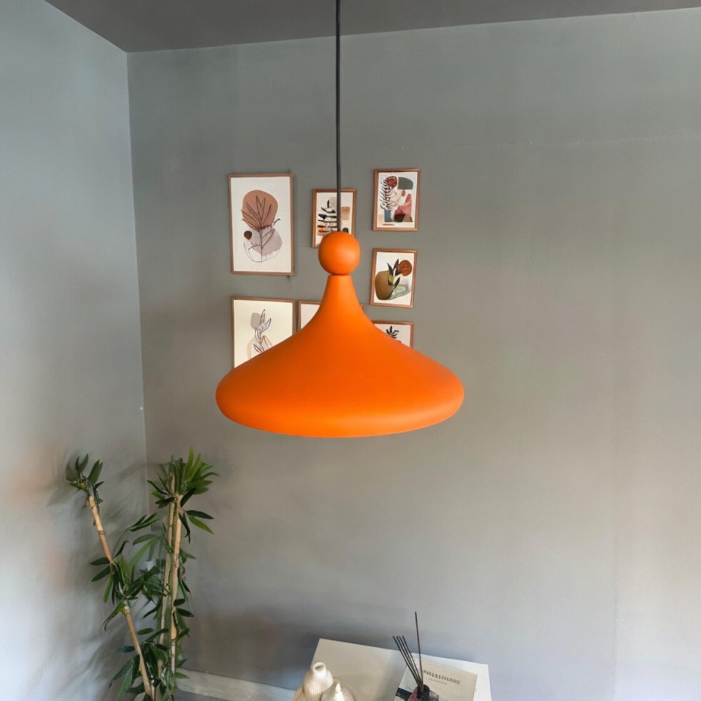 Pendelleuchte Wulst Metall Ø35cm, Modern Hängelampe