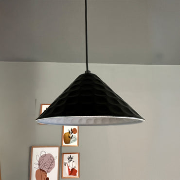 Rummy Pendelleuchte aus Holz, 24 cm Hängelampe Metall E27