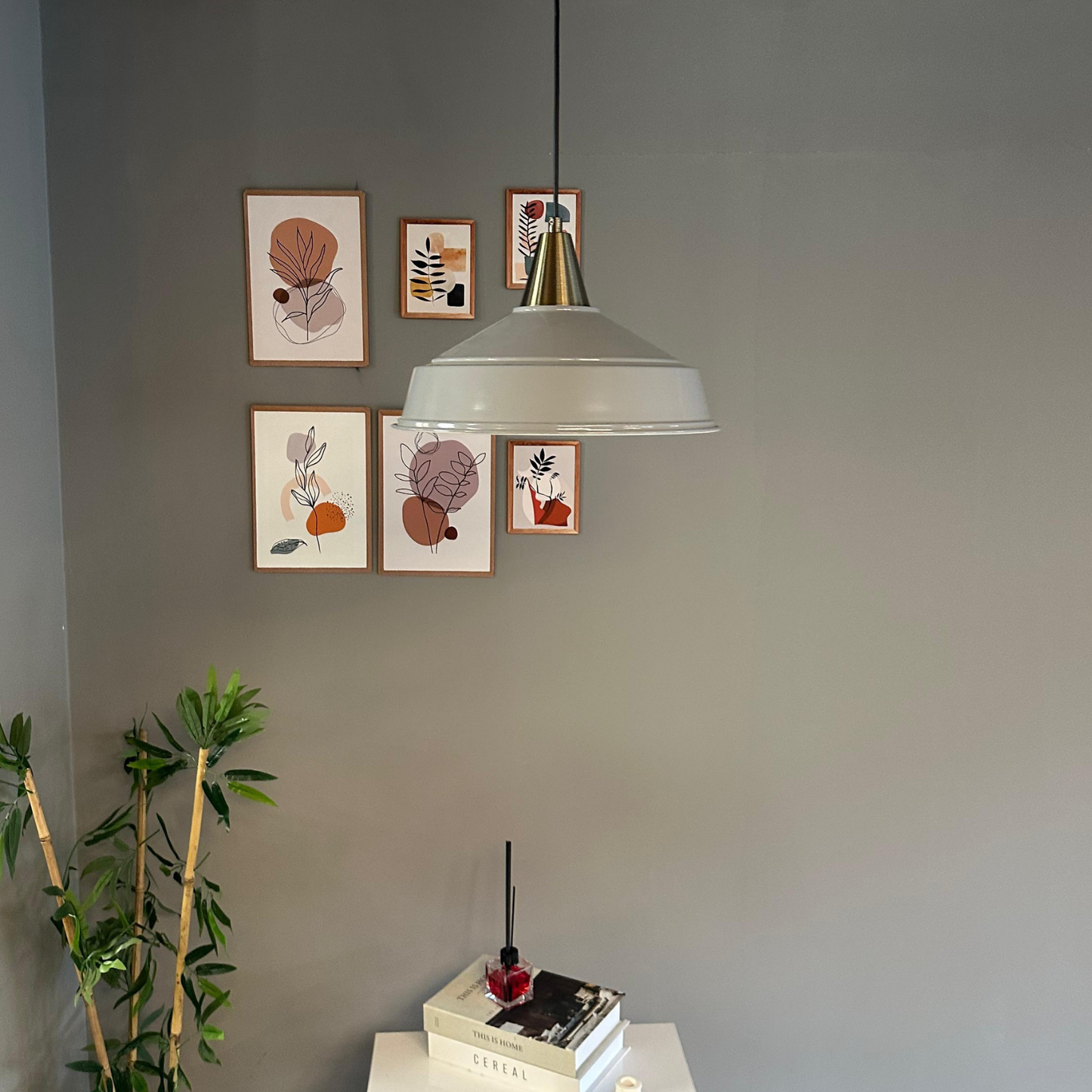 Pendelleuchte Carmelo Schlot Ø35 cm, Metall Hängelampe