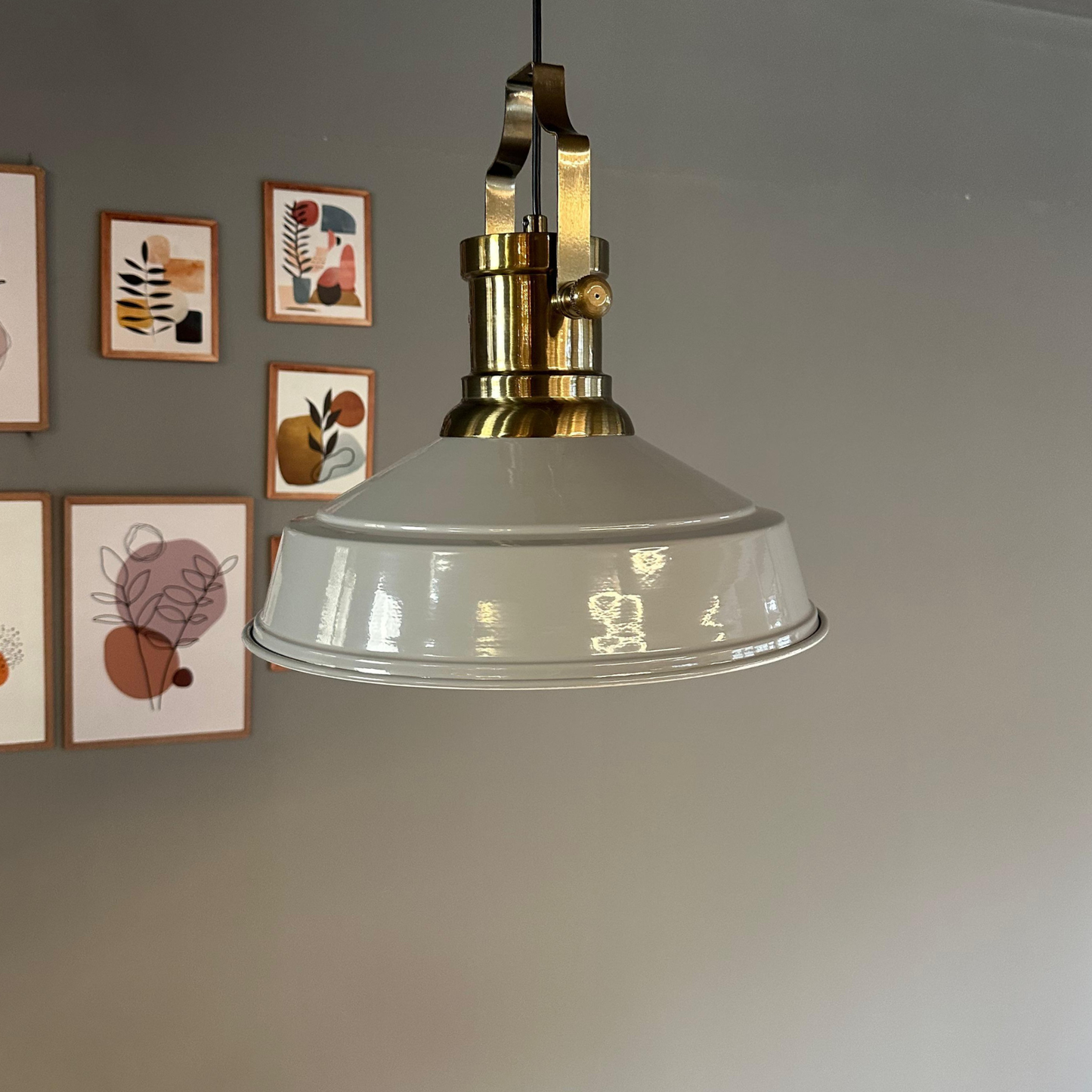 Pendelleuchte Carmelo Zylinder Ø35 cm, Metall Hängelampe