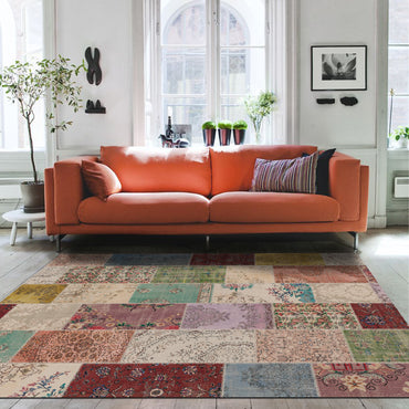 Tappeto stampato Afra Stampato in ciniglia realizzato a macchina