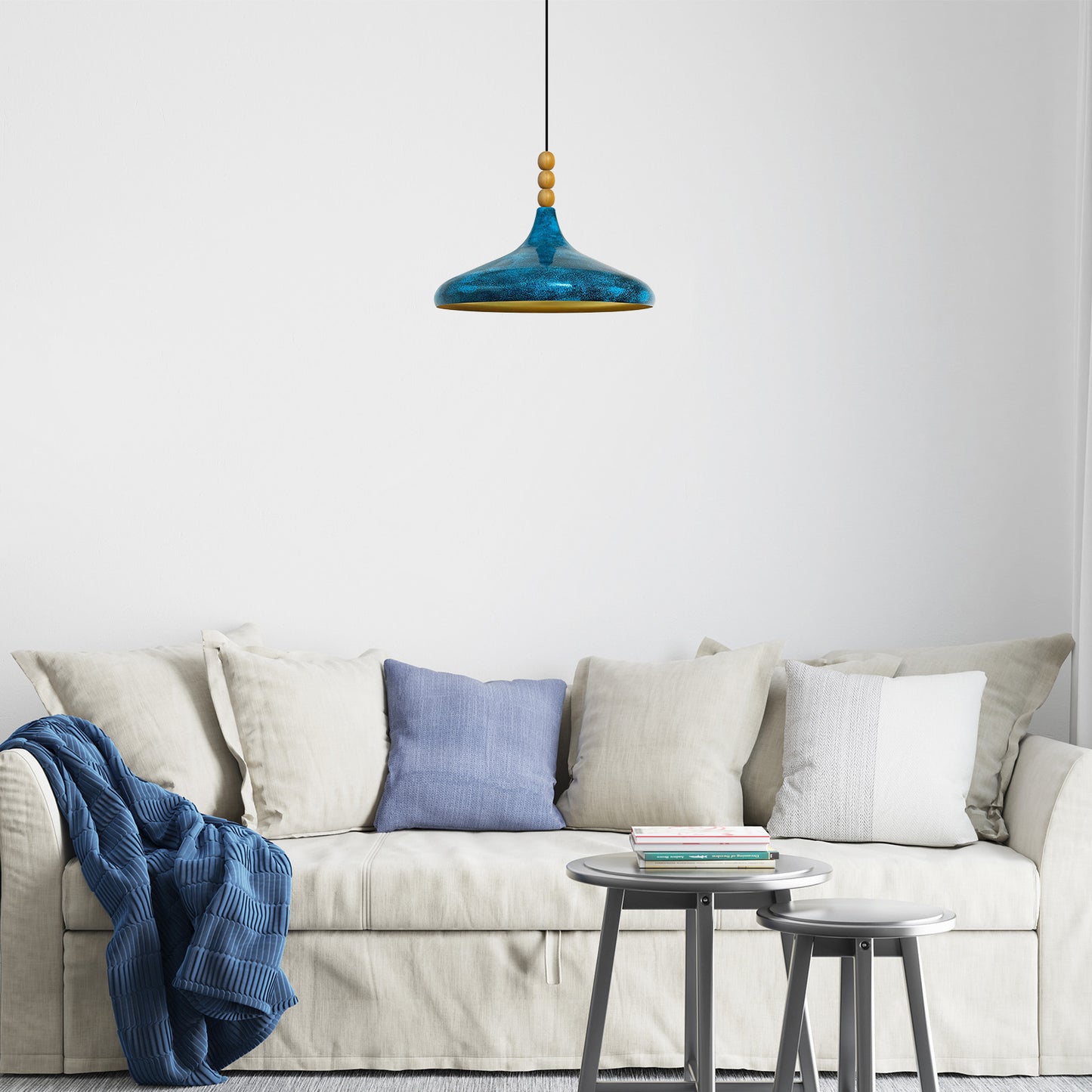 Lumière pendante d'île de cuisine de perle scandinave