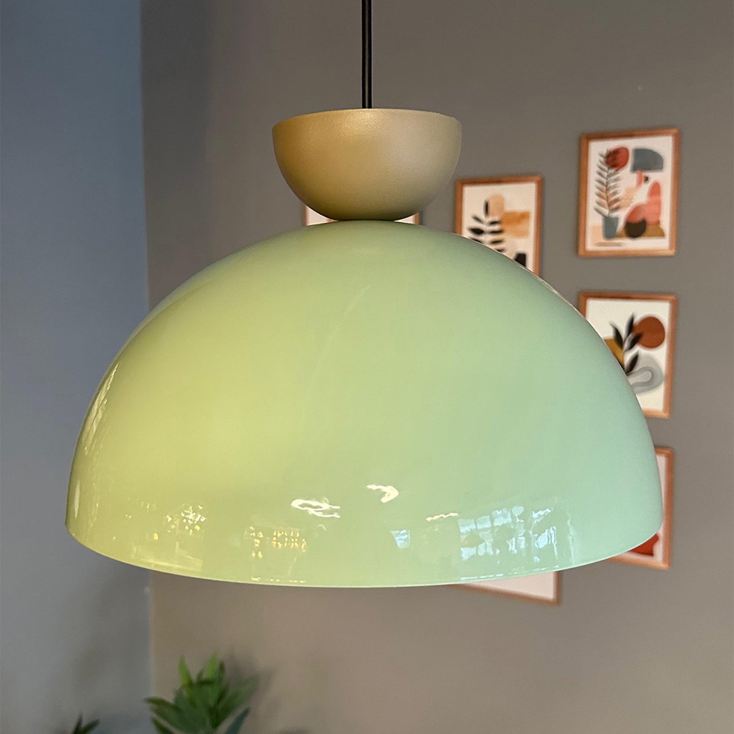 Hängelampe Yimpi 30 cm, Vintage Pendelleuchte