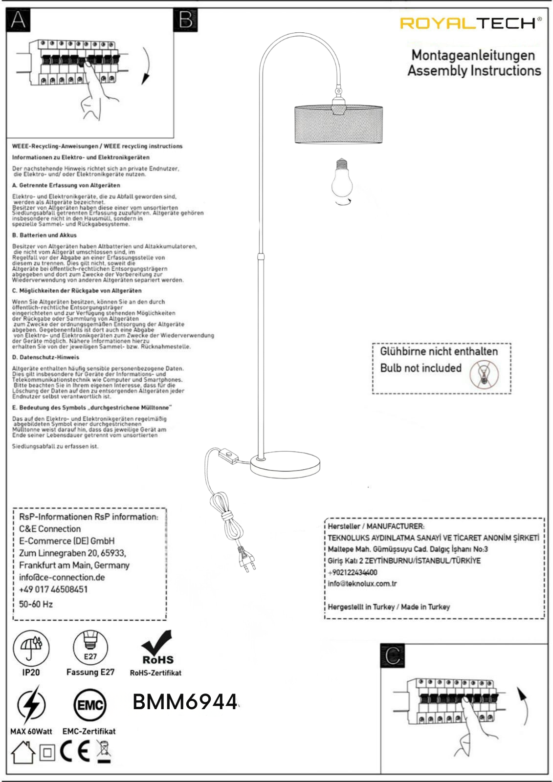 Stehlampe Orbita Schatten Ufo Kopf Moderne Dekorative Metall Stehlampe