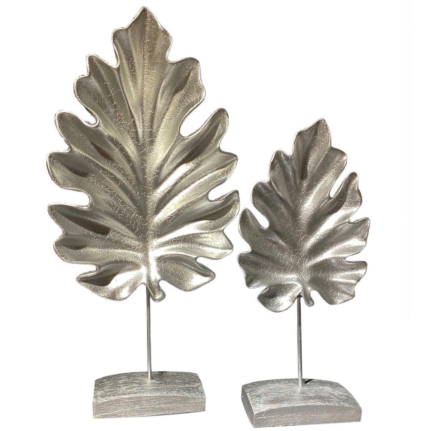 2pcs feuilles de sycomore figurine déco moderne