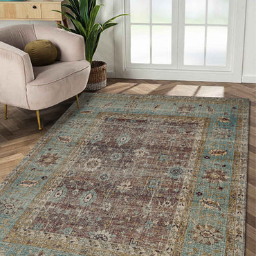 ENBER Tappeto stampato in ciniglia Stampa realizzato a macchina