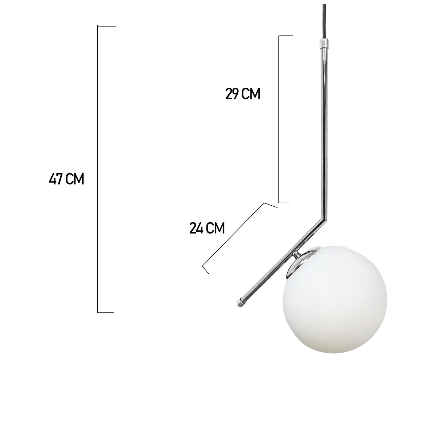 Bamyum Waterfor Glas Hängelampe Vintage Pendelleuchte