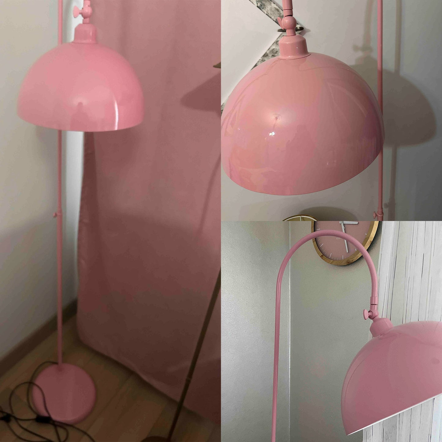 Stehlampe Moderne Stehlampe aus Metall mit E27, verstellbarer Lampenschirm