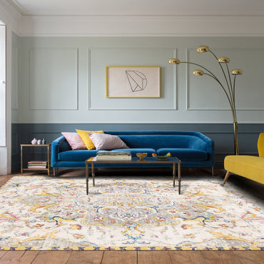 RENNE Bedruckter Teppich Chenille-Druck Maschinell Hergestellt