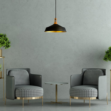 Bamyum Asletl Vintage Industrial Metall Pendelleuchte