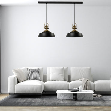 Bamyum Asletl Pendelleuchte 2 Flammig Metall Hängelampe