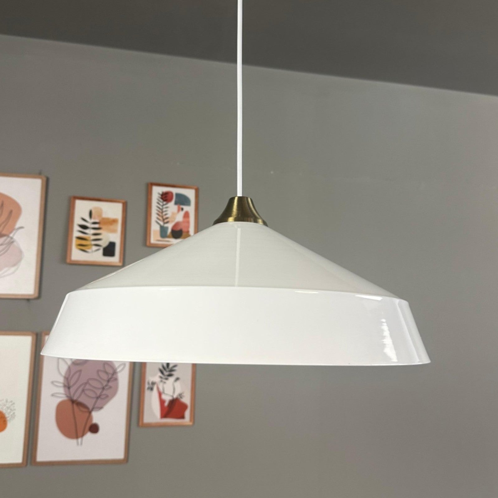 Pendelleuchte Lema Metall Ø37,5 cm, E27, Vintage Lampe