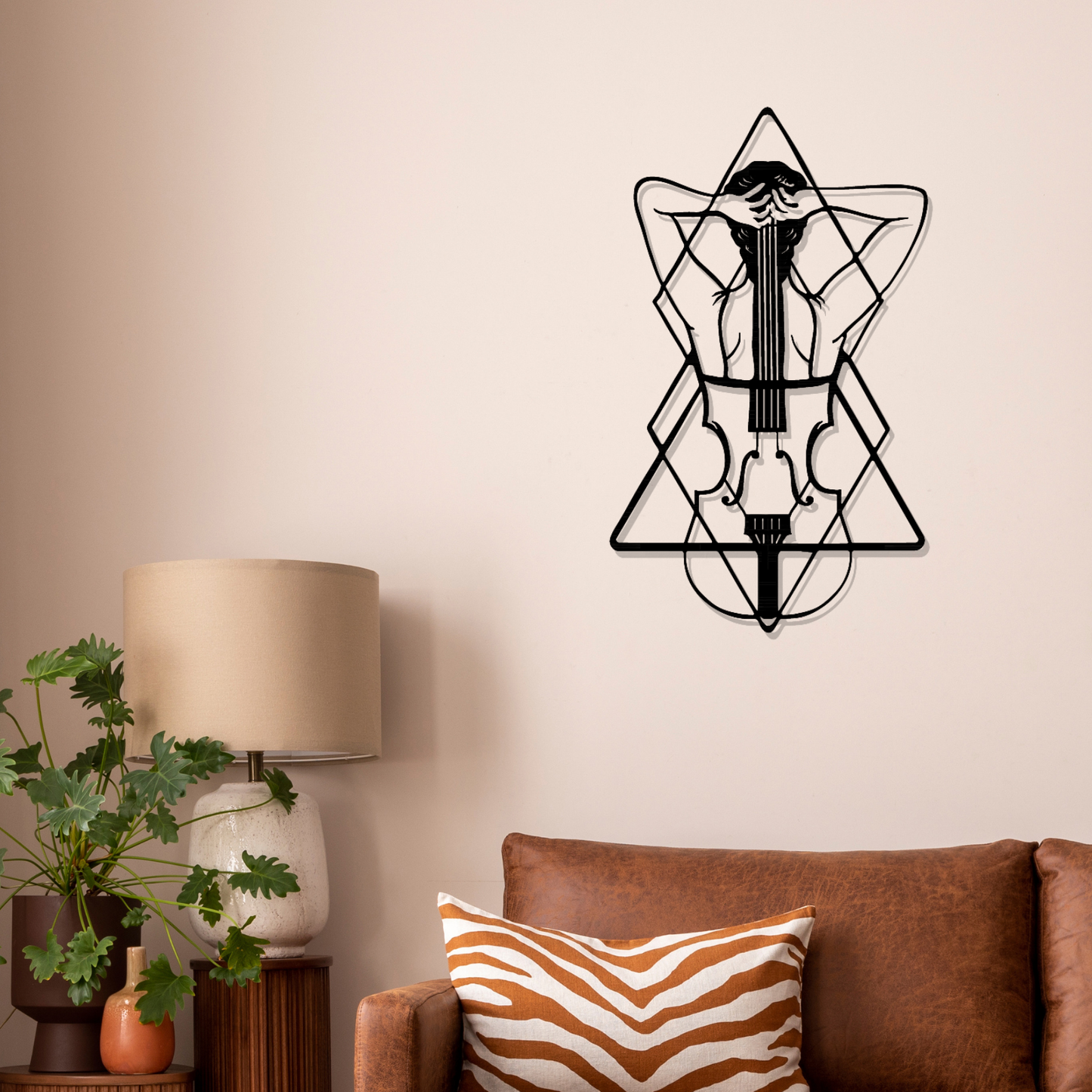 Metall Wanddeko Silhoutte