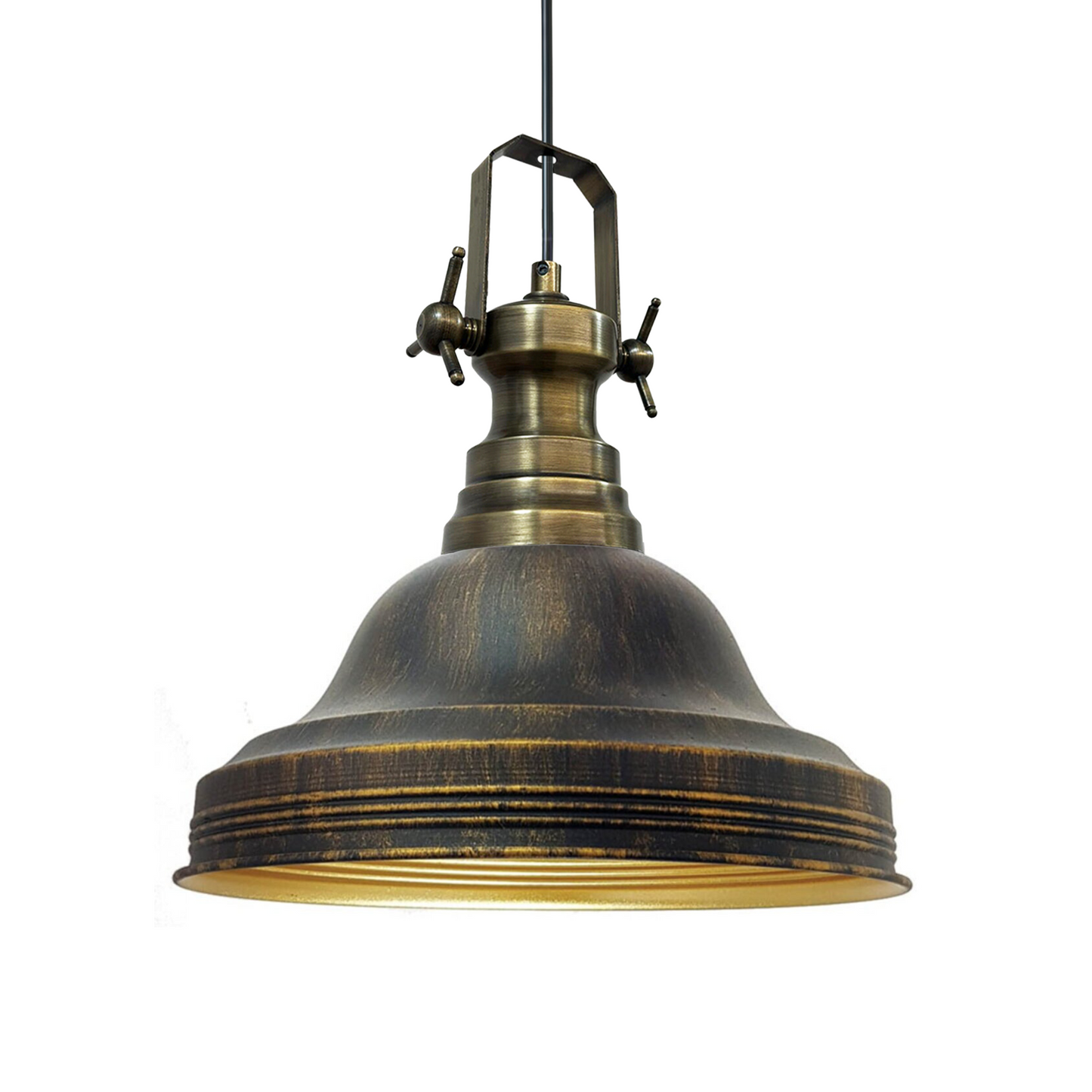 Bamyum Ulmete Industrial Vintage Metall Hängelampe