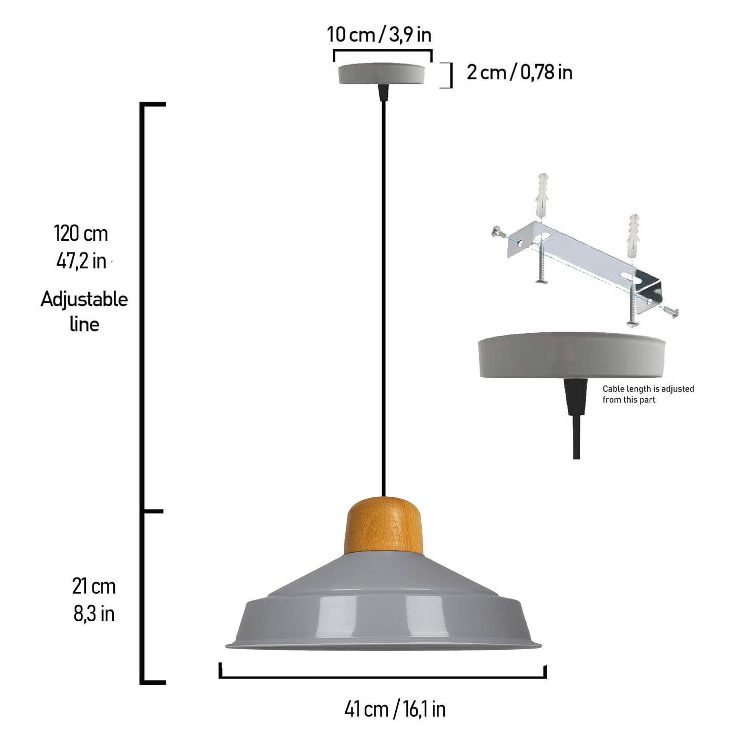 Lampada da cucina a sospensione