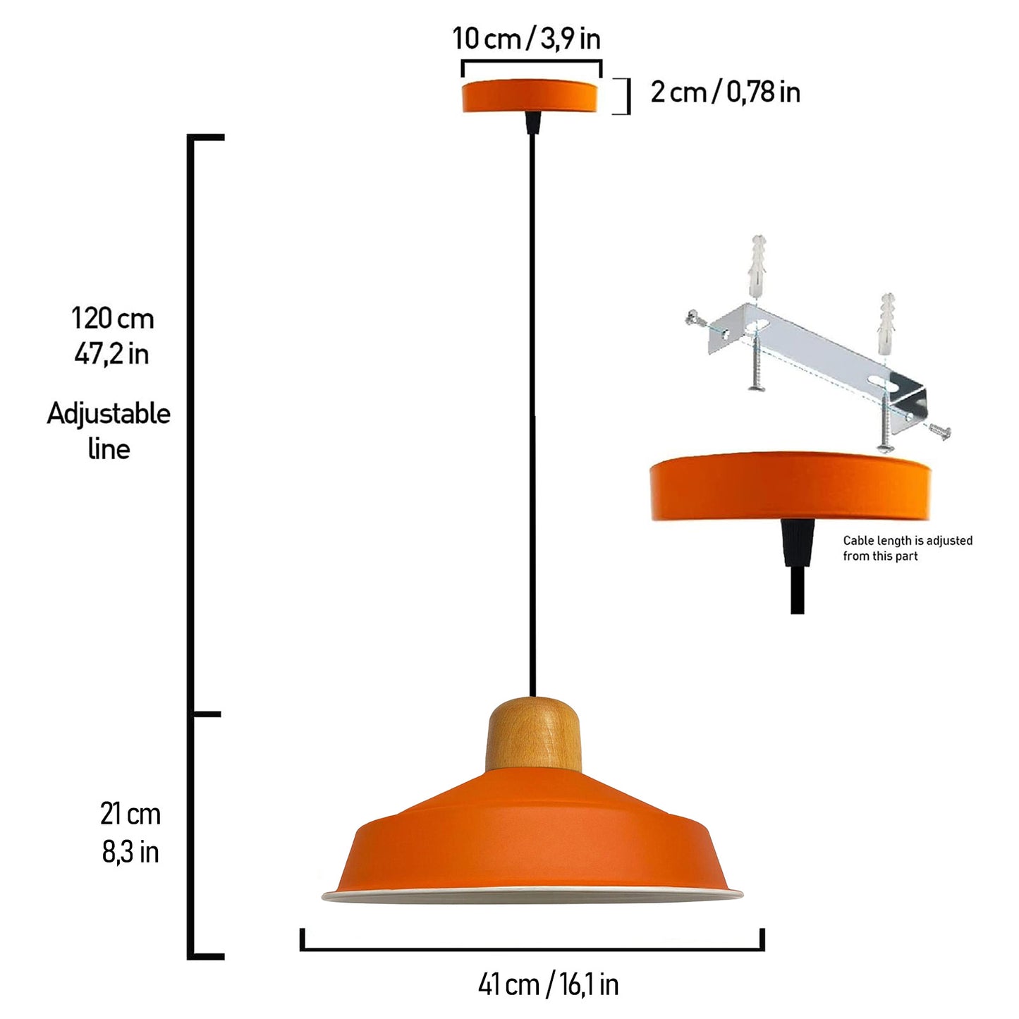 Lampada da cucina a sospensione