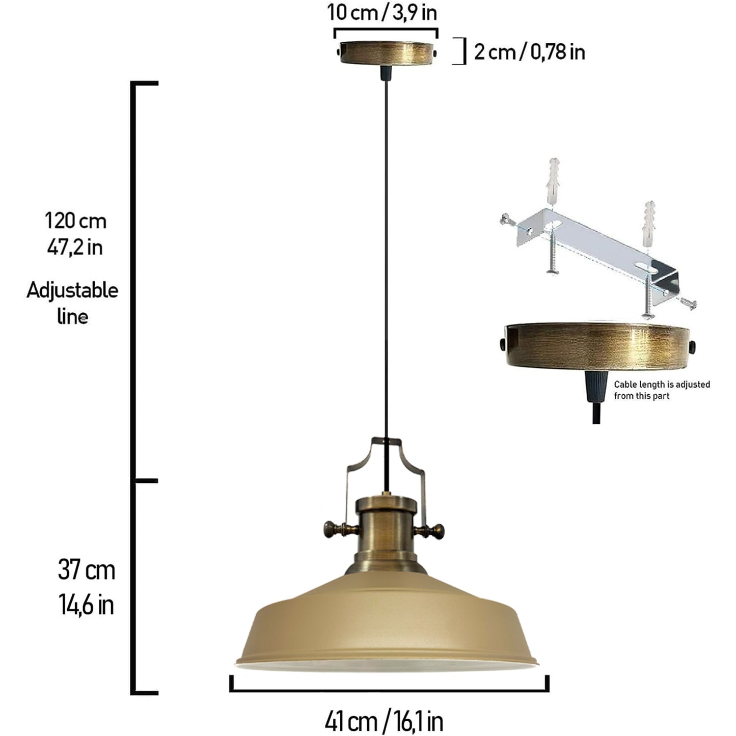 Lampe pendentif Vintage | Neo-Asletl | Lampe en vrac