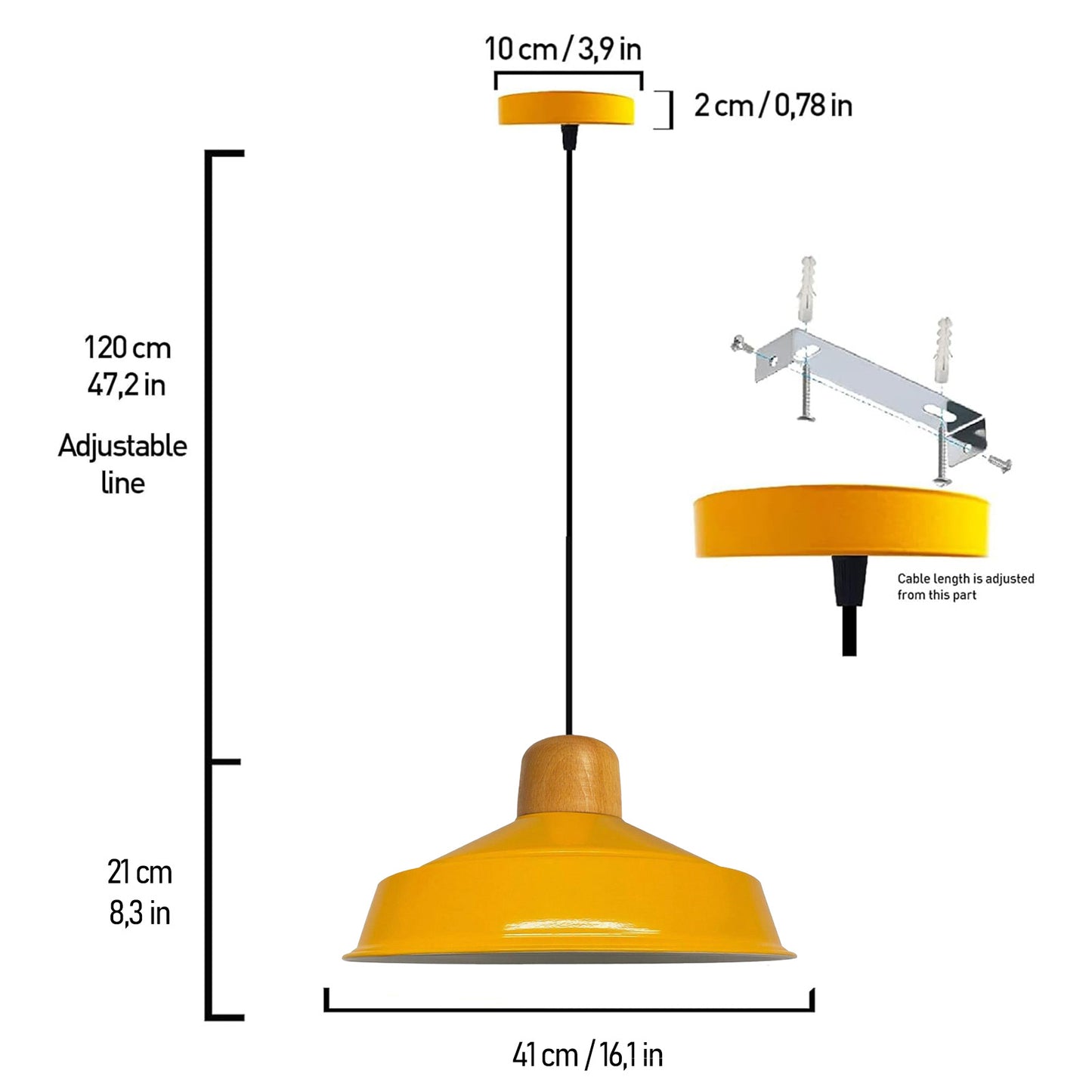 Lampada da cucina a sospensione