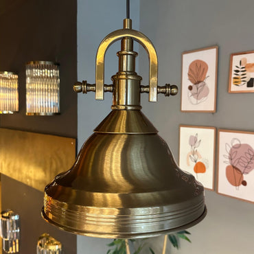 Pendelleuchte Asletl Hängelampe Industrial aus Metall Ø40 cm, Pendelleuchte Esstisch