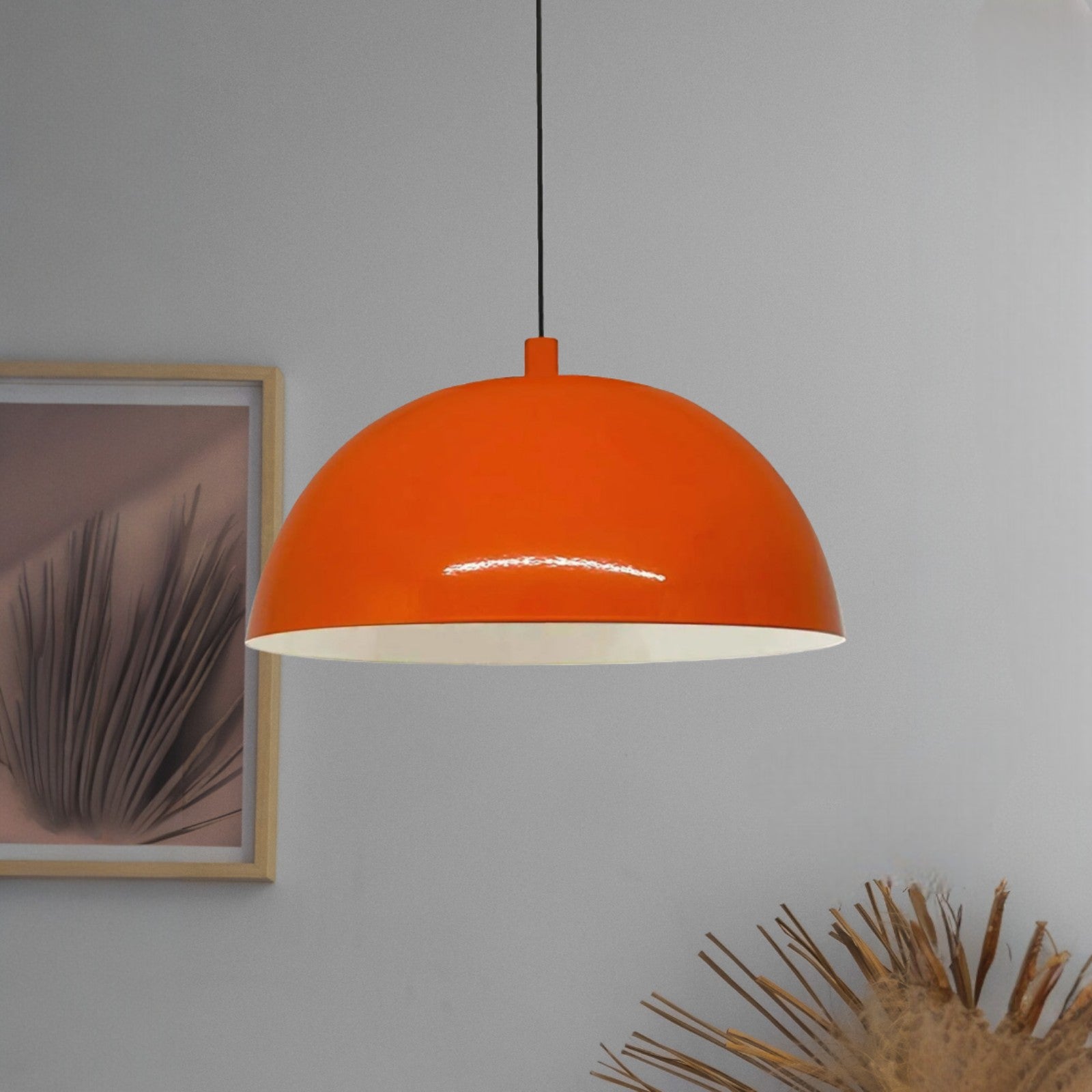 Lipeo Pendelleuchte Vintage Ø26cm Hängelampe Metall E27