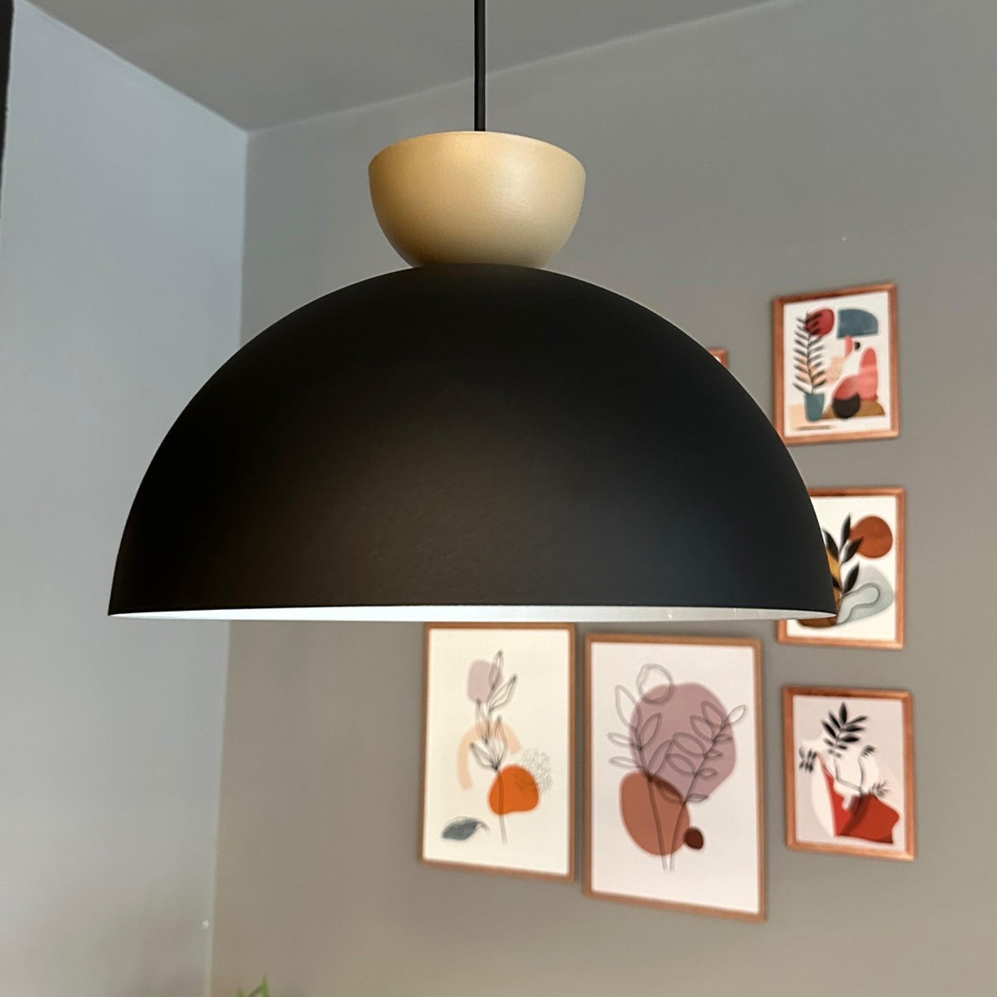 Hängelampe Yimpi 30 cm, Vintage Pendelleuchte