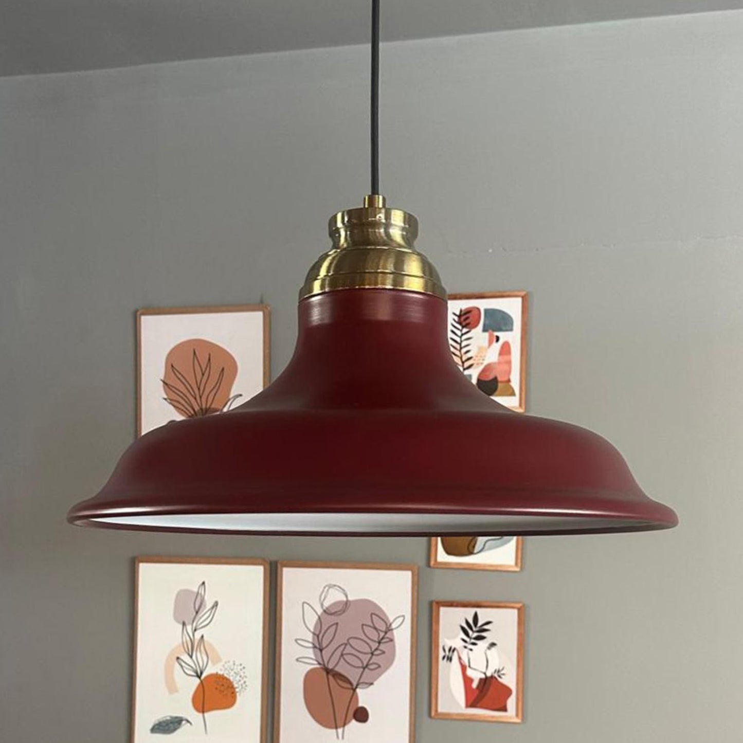 Pendelleuchte Bergo Ø40 cm, Metall Hängelampe