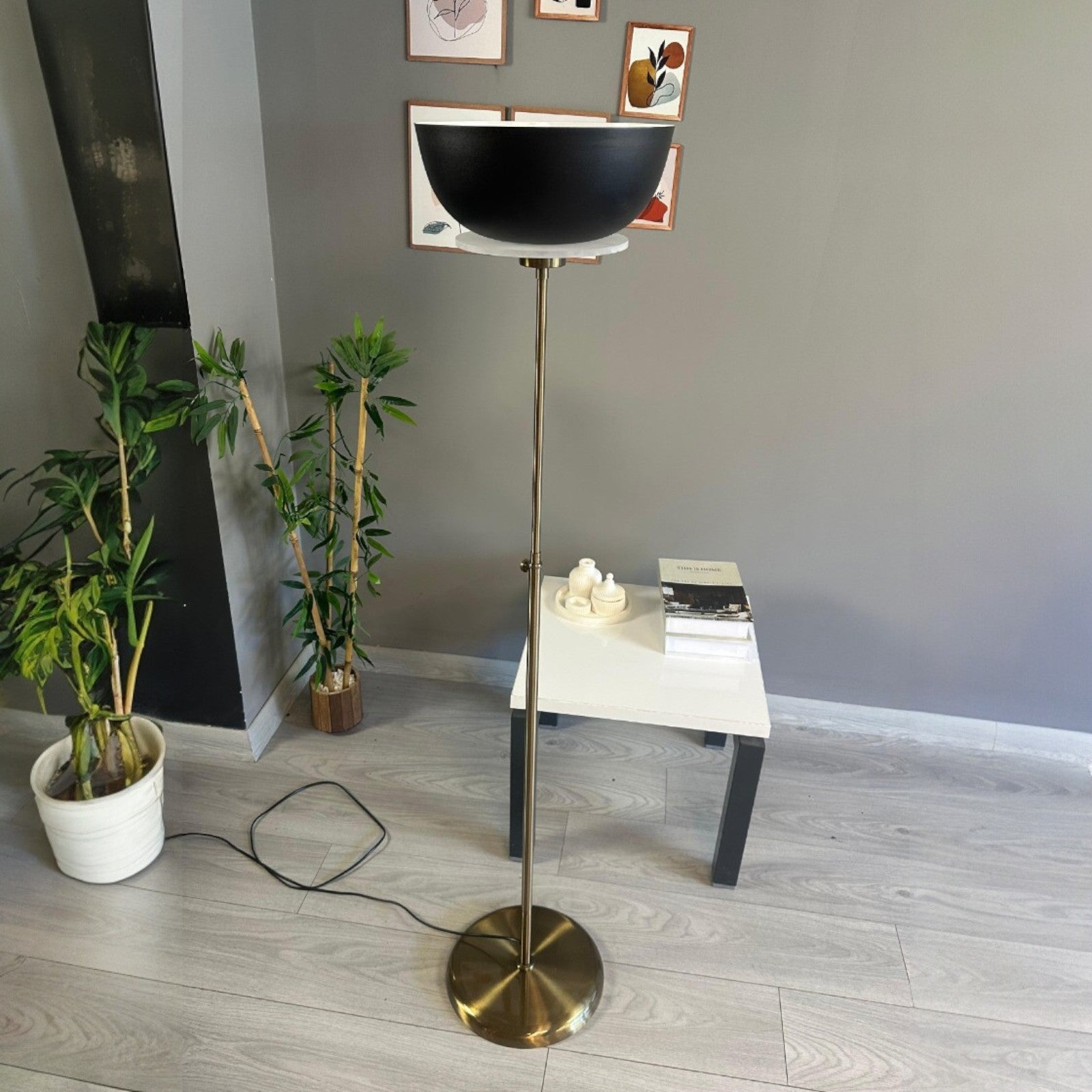 Stehlampe Lunex Bewegender Ufo Kopf Moderne Dekorative Metall Stehlampe
