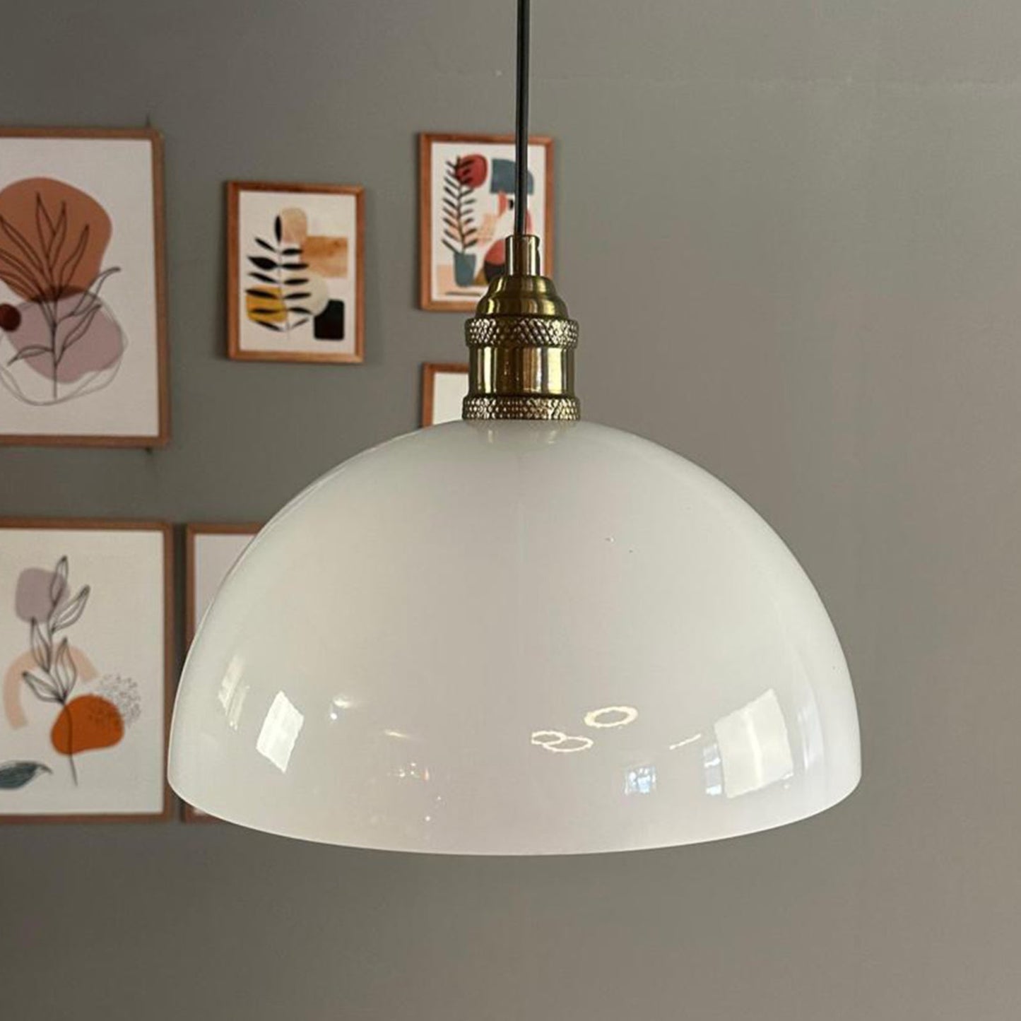 Pendelleuchte  Yimpi Tulpe Metall Ø30cm, Modern Hängelampe