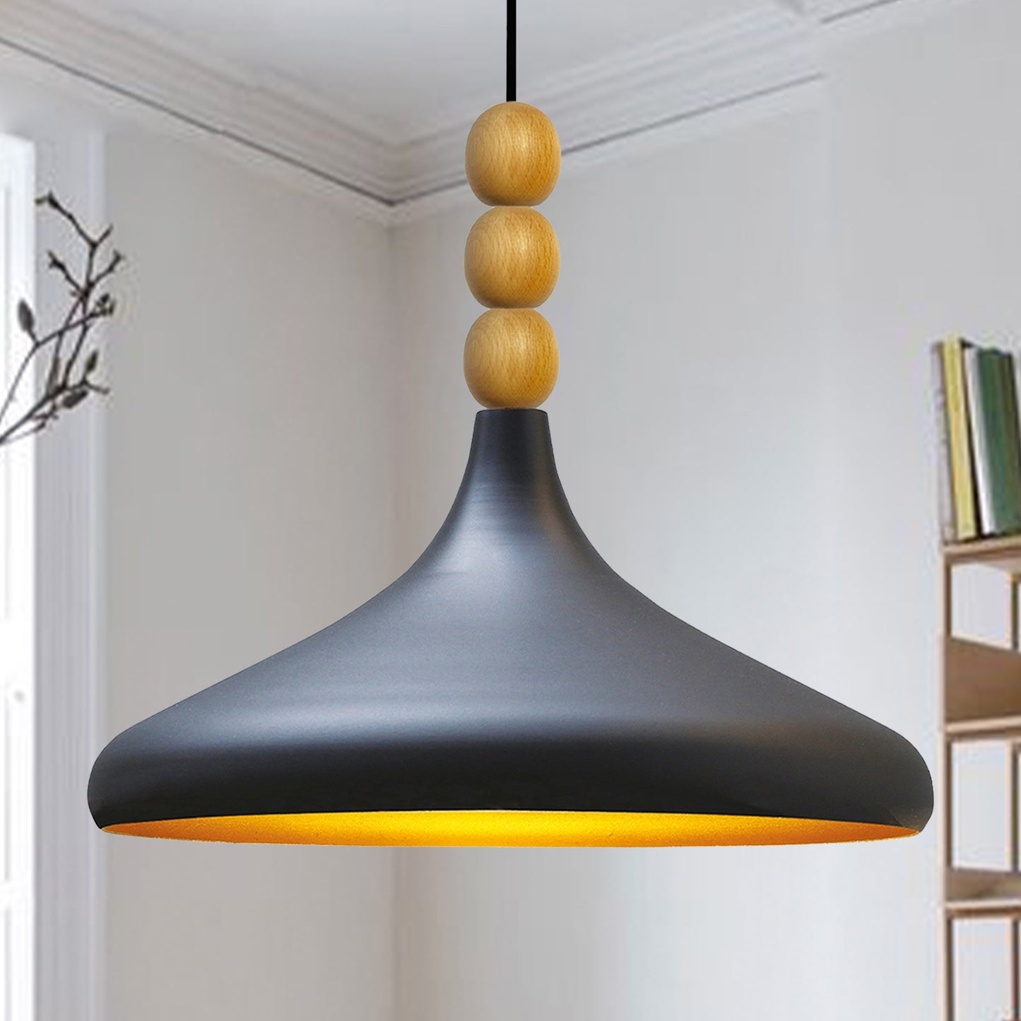 Lumière pendante d'île de cuisine de perle scandinave