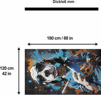 Gamer Teppich mit Snoop Motiv, Chenille Druck, maschinell gefertigt für das Gaming Zimmer