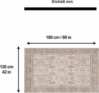 Bedruckter Teppich Tasle Chenille Print Maschinell hergestellt, waschbarer Vintage-Teppich