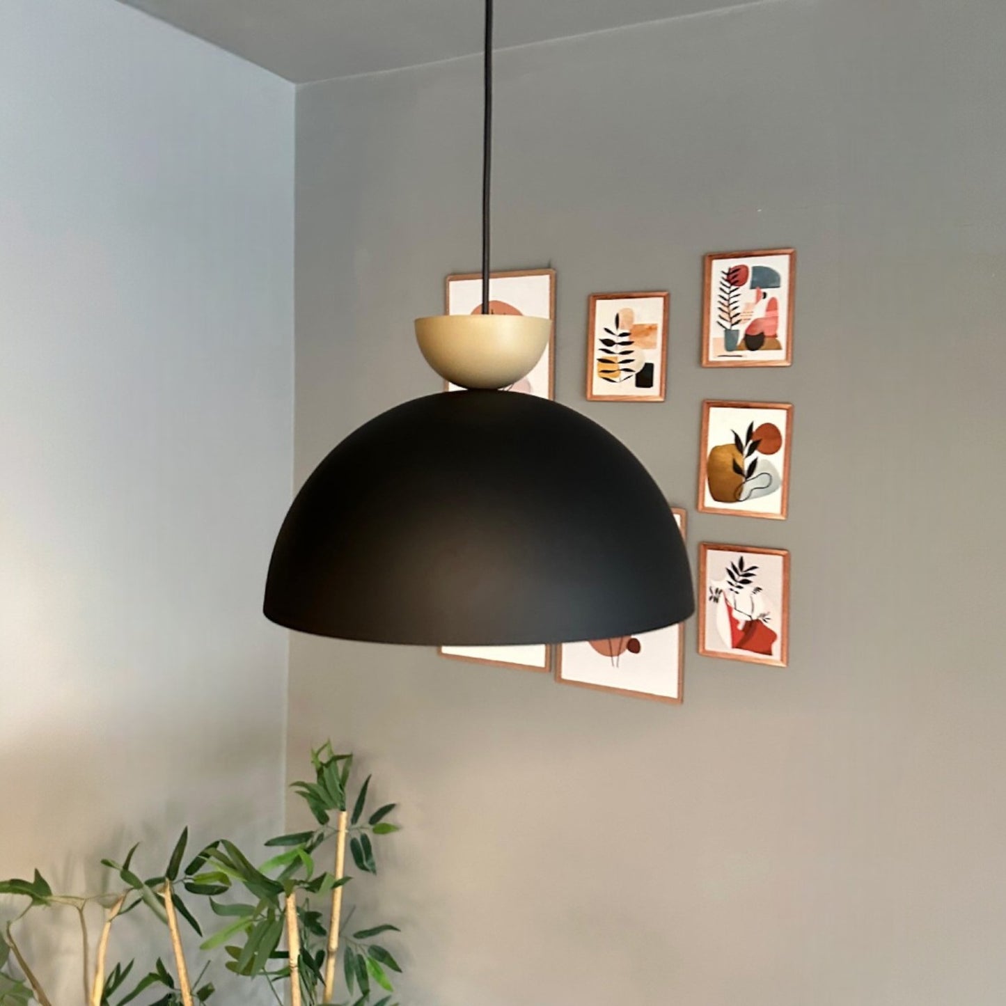 Hängelampe Yimpi 30 cm, Vintage Pendelleuchte