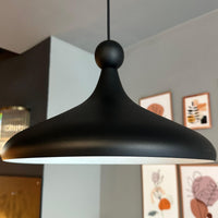 Pendelleuchte Wulst Metall Ø35cm, Modern Hängelampe