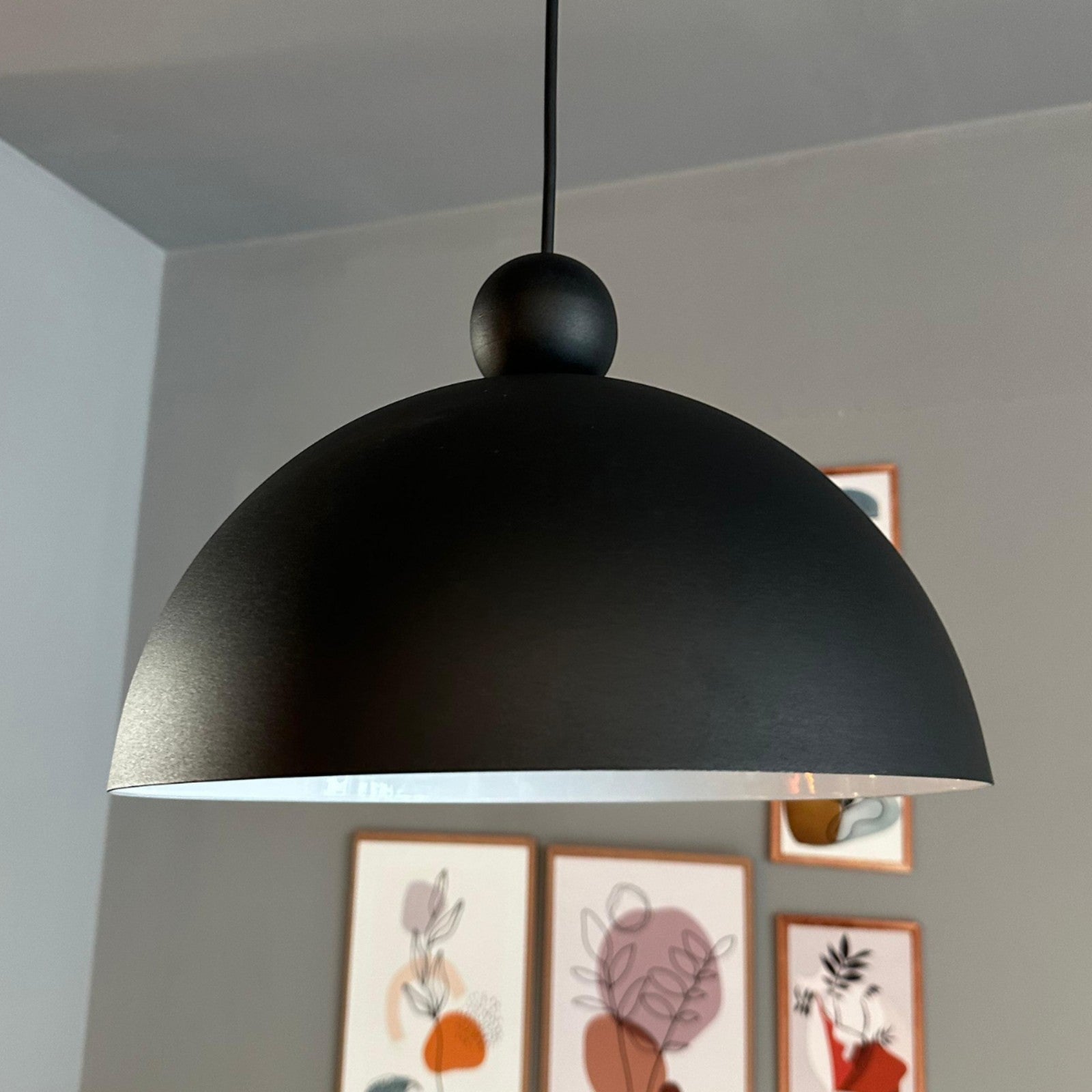 Pendelleuchte Yimpi Wulst Metall Ø30cm, Modern Hängelampe