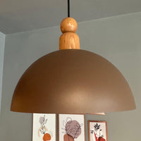 Pendelleuchte Yimpi Wulst Holz Metall