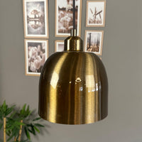 Pendelleuchte Deep Kopfteil Halbe Tulpe Metall Ø17,5 cm E27, Vintage Lampe