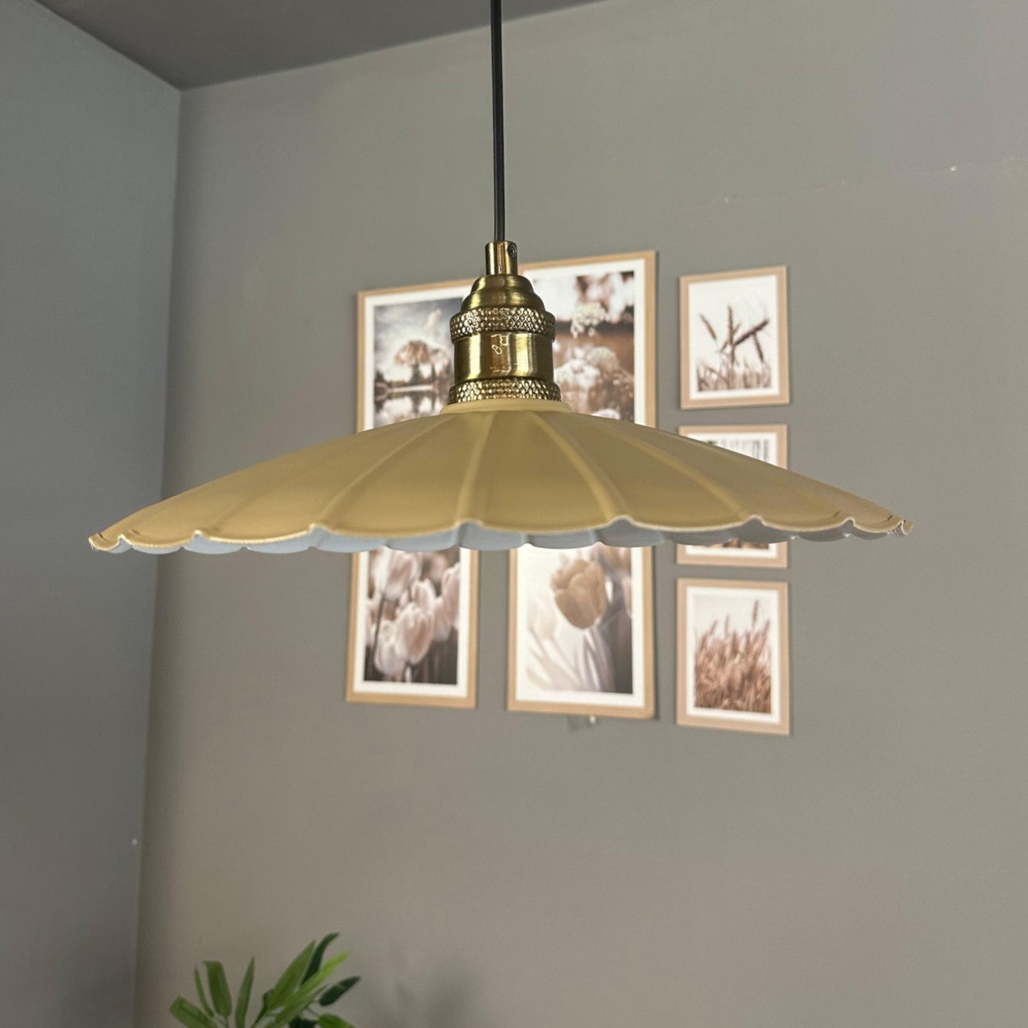 Pendelleuchte Risso Metall Ø34cm, Modern Hängelampe ohne Leuchtmittel