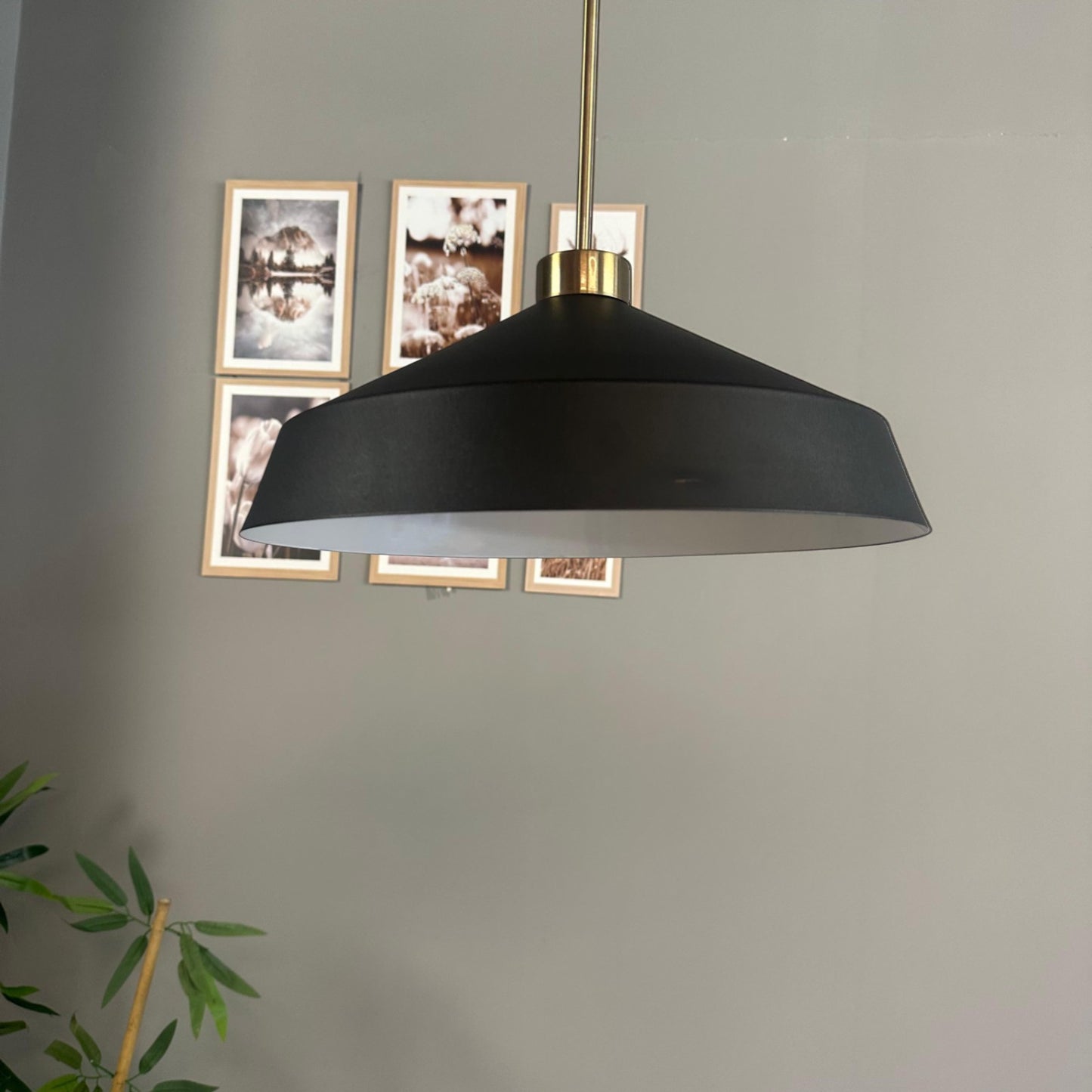 Pendelleuchte Lema Dünn Ø37,5 cm, Metall Hängelampe