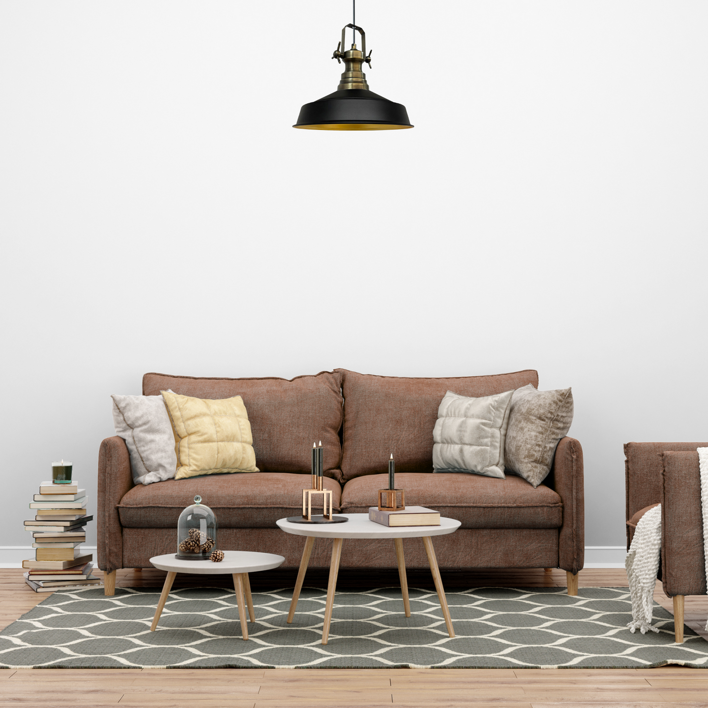 Pendelleuchte Asletl Hängelampe Industrial aus Metall Ø41 cm, Pendelleuchte Esstisch