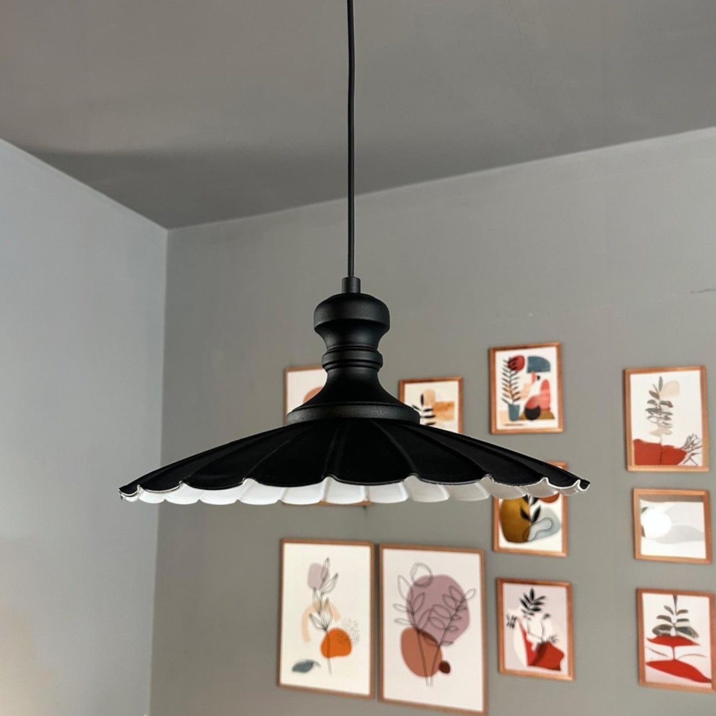 Pendelleuchte Risso Metall Ø34cm, Modern Hängelampe